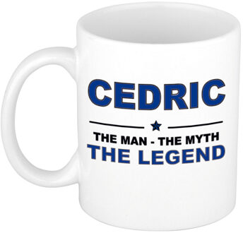 Bellatio Decorations Cedric cadeau mok - man myth legend - naam koffiemok - 300 ml - collega - vaderdag