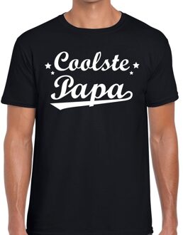 Bellatio Decorations Coolste papa cadeau t-shirt zwart voor heren 2XL