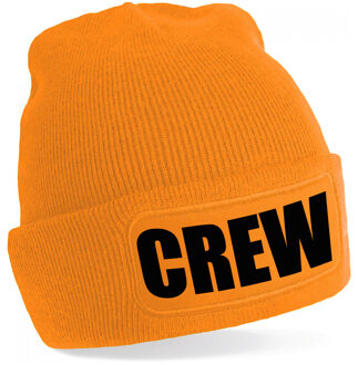 Bellatio Decorations Crew muts/beanie onesize unisex - oranje - One size