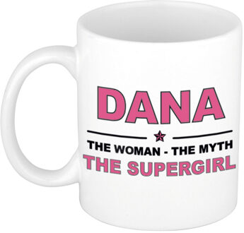 Bellatio Decorations Dana The woman, The myth the supergirl collega kado mokken/bekers 300 ml Oudroze