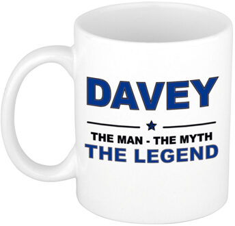 Bellatio Decorations Davey The man, The myth the legend cadeau koffie mok / thee beker 300 ml