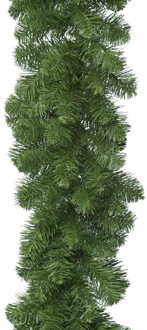 Bellatio Decorations Dennenslinger - groen - 270 x 25 cm - PVC - dennen guirlande