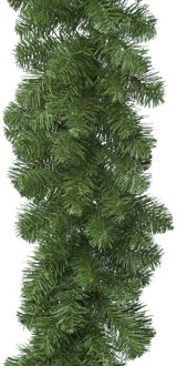 Bellatio Decorations dennenslinger - groen - 270 x 9,5 cm - PVC - dennen guirlande