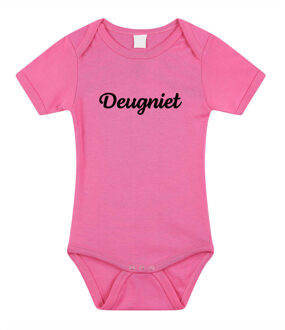 Bellatio Decorations Deugniet cadeau baby rompertje roze meisjes 80 (9-12 maanden)