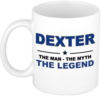 Bellatio Decorations Dexter The man, The myth the legend cadeau koffie mok / thee beker 300 ml