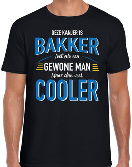 Bellatio Decorations Deze kanjer is Bakker cadeau t-shirt zwart voor heren 2XL