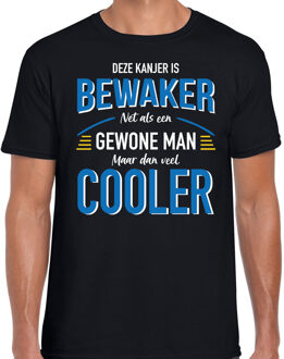Bellatio Decorations Deze kanjer is bewaker cadeau t-shirt zwart voor heren