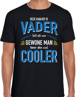 Bellatio Decorations Deze kanjer is vader net als een gewone man maar dan veel cooler cadeau t-shirt zwart voor heren - vaderdag / verjaardag kado shirt XL