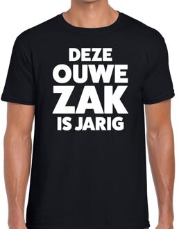 Bellatio Decorations Deze ouwe ZAK is jarig cadeau t-shirt zwart heren 2XL