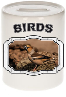 Bellatio Decorations Dieren appelvink vogel spaarpot - birds/ vogels spaarpotten kinderen 9 cm Multi