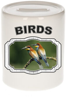 Bellatio Decorations Dieren bijeneter vogel spaarpot - birds/ vogels spaarpotten kinderen 9 cm