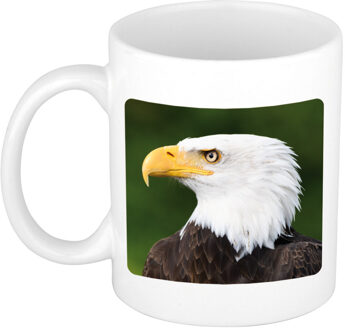 Bellatio Decorations Dieren foto mok arend - zeearenden beker wit 300 ml