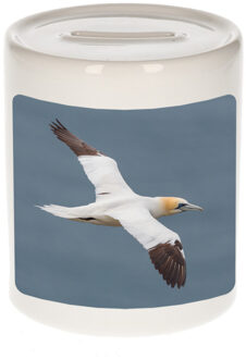 Bellatio Decorations Dieren foto spaarpot jan van gent vogel 9 cm - vogels spaarpotten jongens en meisjes