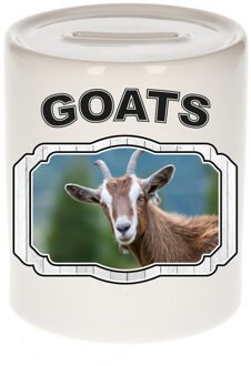 Bellatio Decorations Dieren geit spaarpot - goats/ geiten spaarpotten kinderen 9 cm