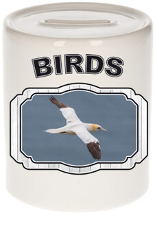 Bellatio Decorations Dieren jan van gent vogel spaarpot - birds/ vogels spaarpotten kinderen 9 cm Multi