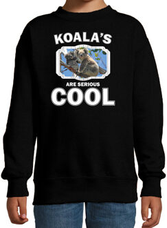 Bellatio Decorations Dieren koala beer sweater zwart kinderen - koalas are cool trui jongens en meisjes