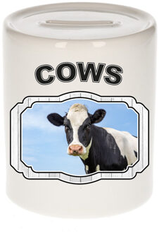 Bellatio Decorations Dieren koe spaarpot - cows/ koeien spaarpotten kinderen 9 cm Multi