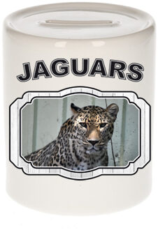 Bellatio Decorations Dieren liefhebber jaguar spaarpot - jaguars cadeau - Spaarpotten Multikleur