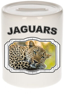 Bellatio Decorations Dieren liefhebber luipaard spaarpot - jaguars/ luipaarden cadeau - Spaarpotten Multikleur