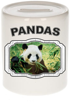 Bellatio Decorations Dieren liefhebber panda spaarpot - pandaberen cadeau - Spaarpotten Multikleur