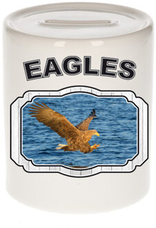 Bellatio Decorations Dieren zeearend spaarpot - eagles/ arenden spaarpotten kinderen 9 cm