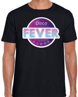 Bellatio Decorations Disco fever feest t-shirt zwart voor heren