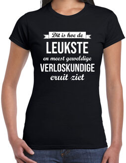 Bellatio Decorations Dit is hoe de leukste en meest geweldige verloskundige eruit ziet cadeau t-shirt zwart dames L