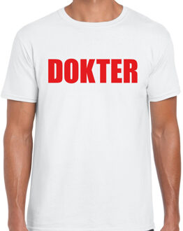 Bellatio Decorations Dokter verkleed t-shirt wit voor heren 2XL