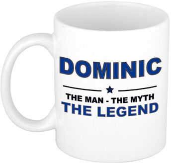 Bellatio Decorations Dominic The man, The myth the legend cadeau koffie mok / thee beker 300 ml
