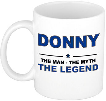 Bellatio Decorations Donny cadeau mok - man myth legend - naam koffiemok - 300 ml - collega - vaderdag