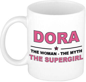 Bellatio Decorations Dora The woman, The myth the supergirl cadeau koffie mok / thee beker 300 ml