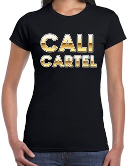 Bellatio Decorations Drugscartel Cali Cartel verkleed t-shirt zwart voor dames 2XL