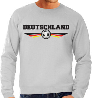 Bellatio Decorations Duitsland / Deutschland landen / voetbal sweater grijs heren 2XL