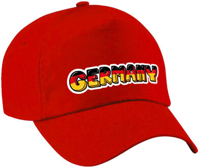 Bellatio Decorations Duitsland landen voetbal pet rood volwassenen EK / WK