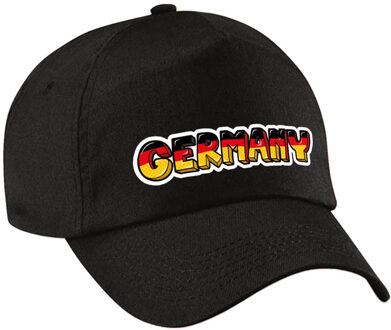 Bellatio Decorations Duitsland landen voetbal pet zwart volwassenen EK / WK