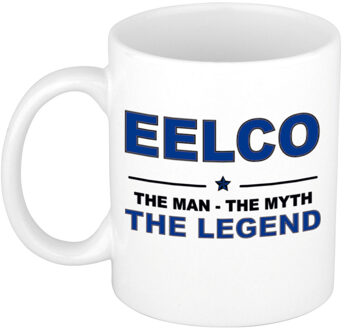 Bellatio Decorations Eelco cadeau mok - man myth legend - naam koffiemok - 300 ml - collega - vaderdag