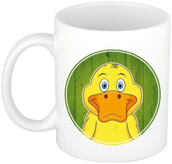 Bellatio Decorations Eend mok / beker voor kinderen 300 ml Multi