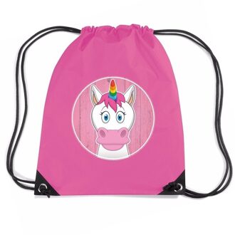 Bellatio Decorations Eenhoorns rugtas / gymtas voor kinderen