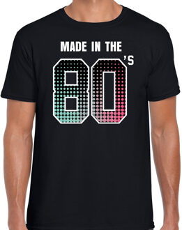 Bellatio Decorations Eighties t-shirt / shirt made in the 80s / geboren in de jaren 80 zwart voor heren