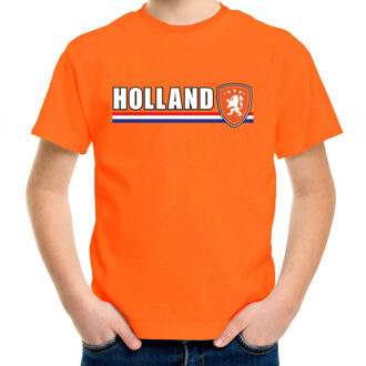Bellatio Decorations EK / WK Supporters t-shirt - voor kinderen - HOLLAND - Koningsdag 146-152 (L)
