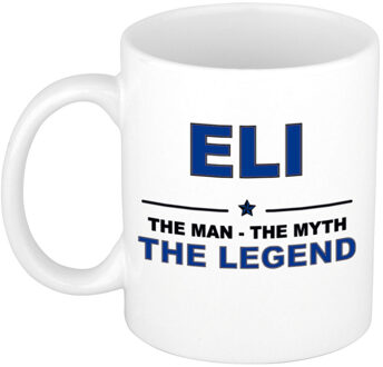 Bellatio Decorations Eli cadeau mok - man myth legend - naam koffiemok - 300 ml - collega - vaderdag