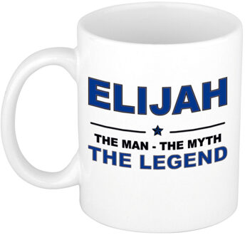 Bellatio Decorations Elijah cadeau mok - man myth legend - naam koffiemok - 300 ml - collega - vaderdag