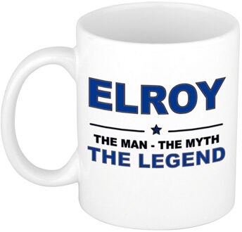 Bellatio Decorations Elroy The man, The myth the legend cadeau koffie mok / thee beker 300 ml