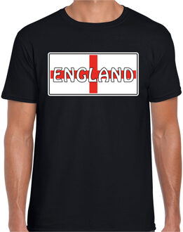 Bellatio Decorations Engeland / England landen t-shirt zwart heren 2XL