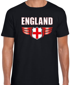 Bellatio Decorations England landen t-shirt Engeland zwart voor heren