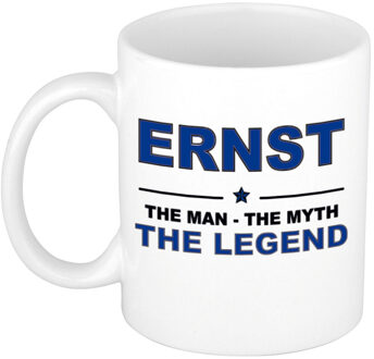 Bellatio Decorations Ernst cadeau mok - man myth legend - naam koffiemok - 300 ml - collega - vaderdag
