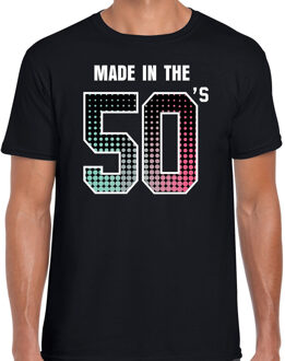 Bellatio Decorations Fiftys t-shirt / shirt made in the 50s / geboren in de jaren 50 zwart voor heren