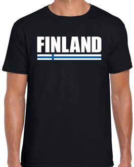 Bellatio Decorations Finland supporter t-shirt zwart voor heren 2XL