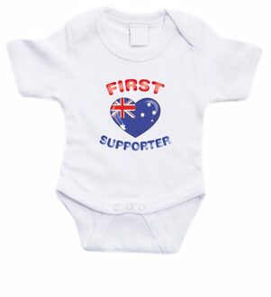 Bellatio Decorations First Australie supporter rompertje baby 56 (1-2 maanden)