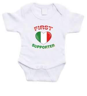 Bellatio Decorations First Italie supporter rompertje baby 56 (1-2 maanden)